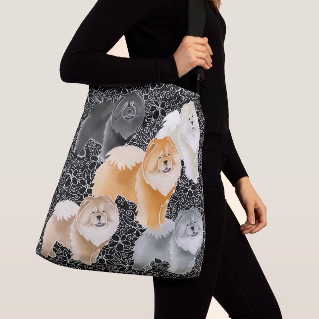 GINKGO the Chow crossbody or tote bags (Close Up)