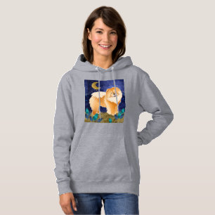 GINKGO the Chow - Red- Hooded sweatshirt