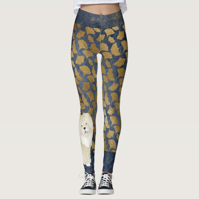 GINKGO the cream chow LEGGINGS!!! Leggings (Front)