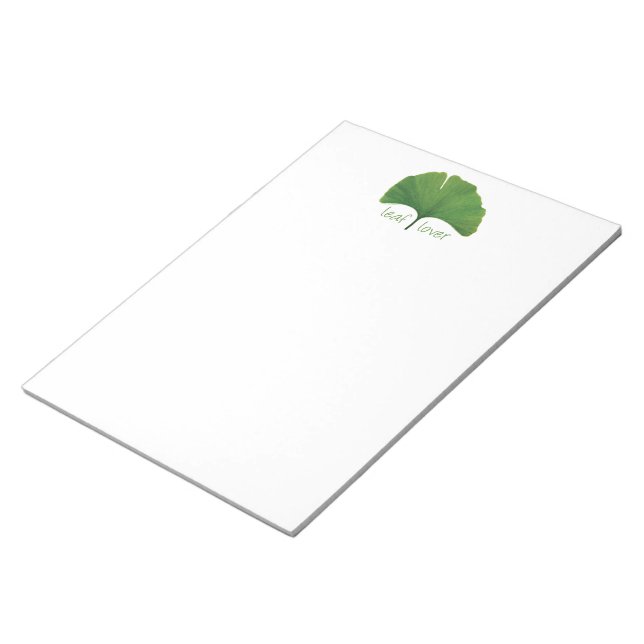 Ginkgo Tree Leaf Notepad (Angled)