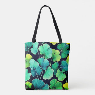 Ginko biloba leaves  tote bag