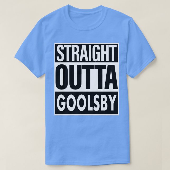 Ginn Name Straight Outta Ginn T-Shirt (Design Front)