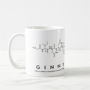 Ginny peptide name mug