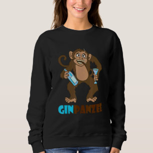 Ginpanzee Gimpanzee Alcohol Beer Booze Festival Sweatshirt