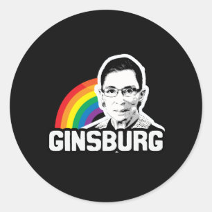 Ginsburg Pride Classic Round Sticker