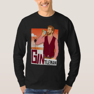 Gintleman Cocktail  Gentleman Party Theme Party T-Shirt
