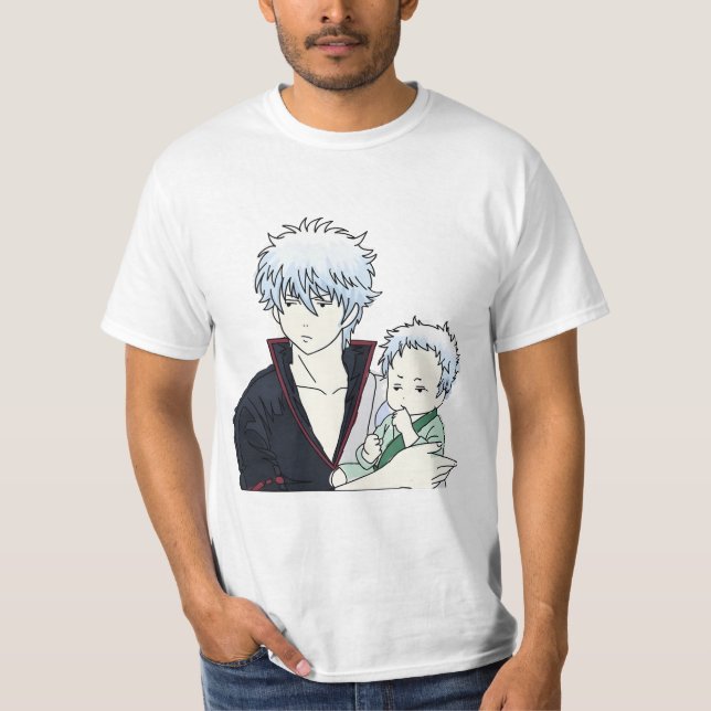 Gintoki with baby T-Shirt (Front)