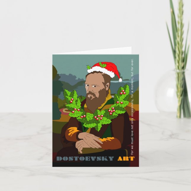 "Gioconda" Dostoevsky Art Note Card (Front)