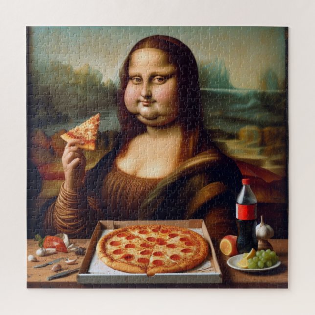 Gioconda fat jigsaw puzzle (Vertical)
