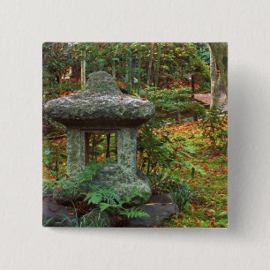 Giohji Temple, Arashiyama, Kyoto, Japan 15 Cm Square Badge