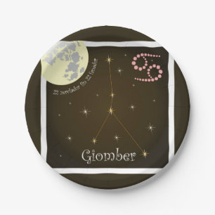 Giomber 22 zercladur fin 22 fanadur / Teller Paper Plate