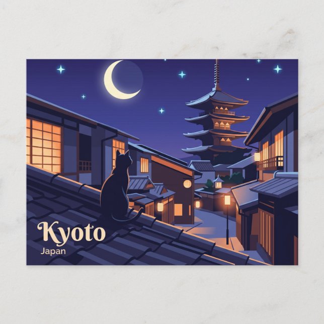 Gion, Kyoto Japan Postcard (Front)