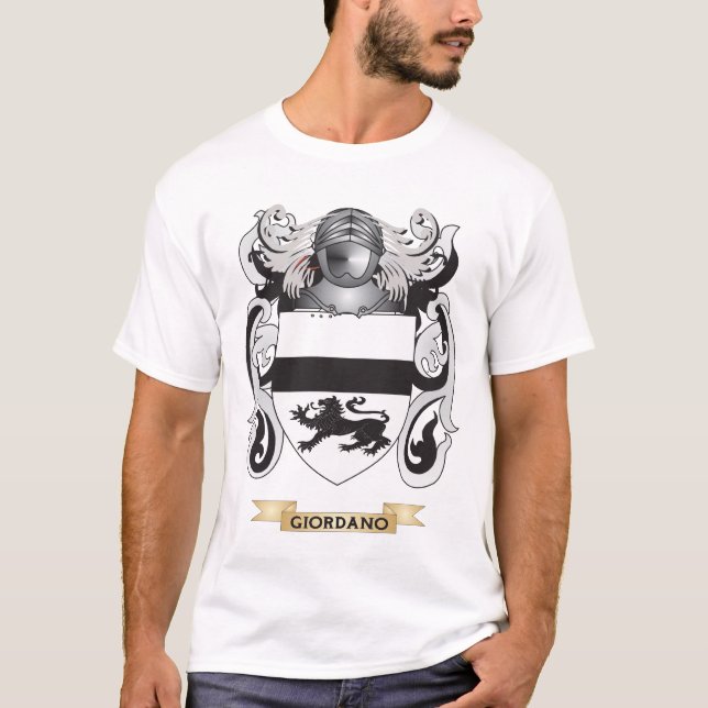 Giordano Coat of Arms (Family Crest) T-Shirt (Front)