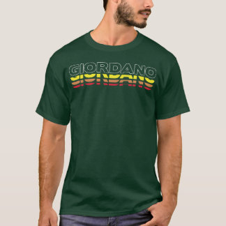 Giordano First Name Funny Vintage Sunset Giordano T-Shirt