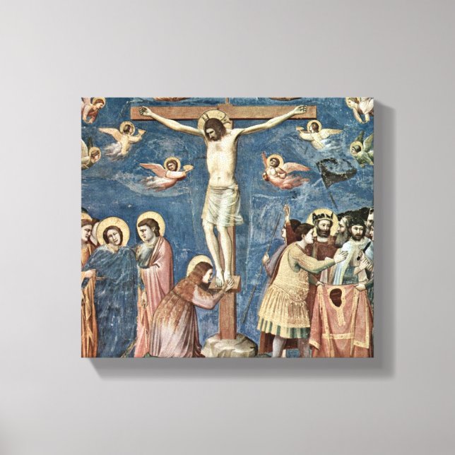 Giotto di Bondone - Crucifixion Canvas Print (Front)