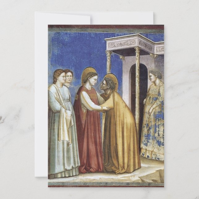 Giotto di Bondone - Visitation Invitation (Front)