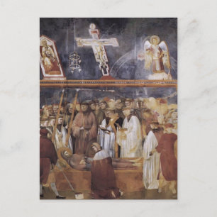 Giotto: St. Jerome Checking the Stigmata Postcard