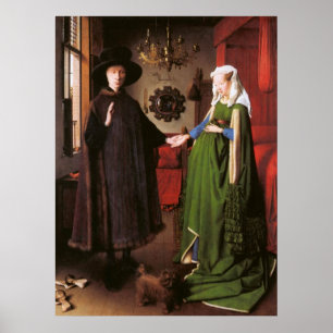 Giovanni Arnolfini and his Wife Poster