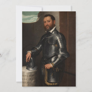 Giovanni Battista Moroni - Portrait of Mario Benve Invitation