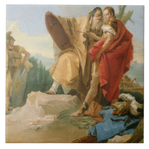 Giovanni Battista Tiepolo - Rinaldo and the Magus Tile
