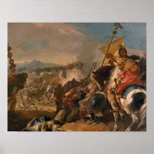 Giovanni Battista Tiepolo -The Capture of Carthage Poster