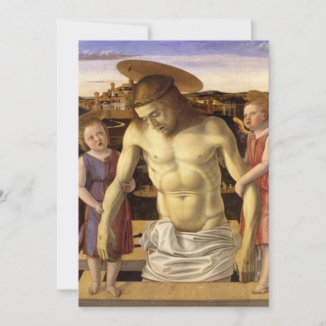 Giovanni Bellini - Dead Christ Supported by Two An Invitation (Front)
