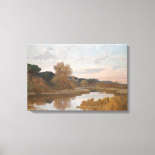 Giovanni Costa.- Castel Fusano Canvas Print