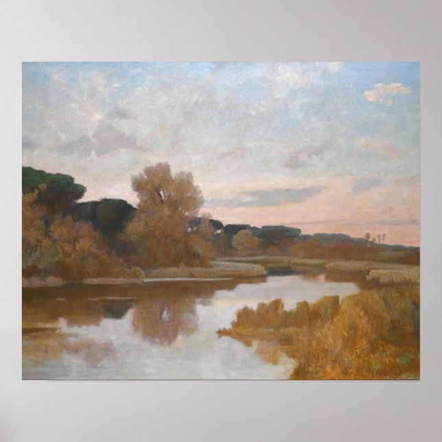 Giovanni Costa.- Castel Fusano Poster (Front)