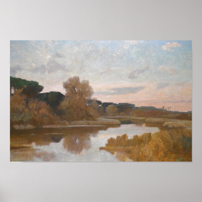 Giovanni Costa.- Castel Fusano Poster (Front)