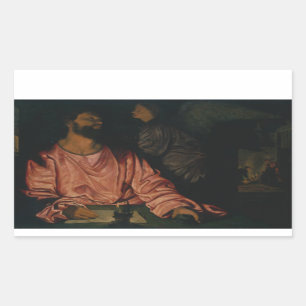 Giovanni Gerolamo Savoldo - Saint Matthew and the Rectangular Sticker