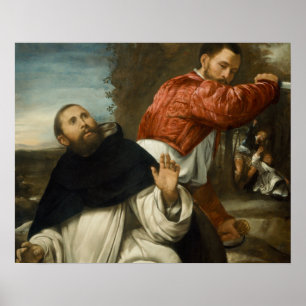 Giovanni Girolamo Savoldo - The Death of St. Peter Poster