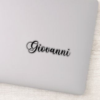 Giovanni Name - Handwritten Calligraphy