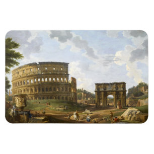 Giovanni Paolo Panini View of the Colosseum Magnet