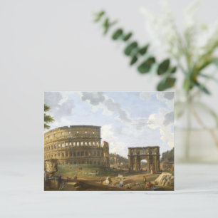 Giovanni Paolo Panini View of the Colosseum Postcard