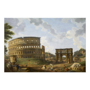 Giovanni Paolo Panini View of the Colosseum Poster