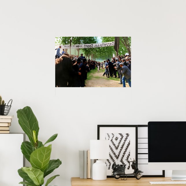 Giovanni Rossignoli Stage Winner Giro d'Italia  Poster (Home Office)