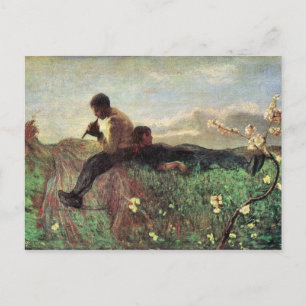 Giovanni Segantini - Idyll Postcard
