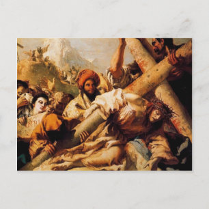 Giovanni Tiepolo-Christ's Fall on way to Calvary Postcard