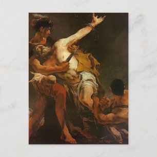 Giovanni Tiepolo- Martyrdom of St. Bartholomew Postcard