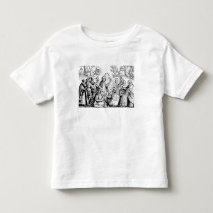 Gipsies fortune telling, after a woodcut in 'Cosmo Toddler T-Shirt