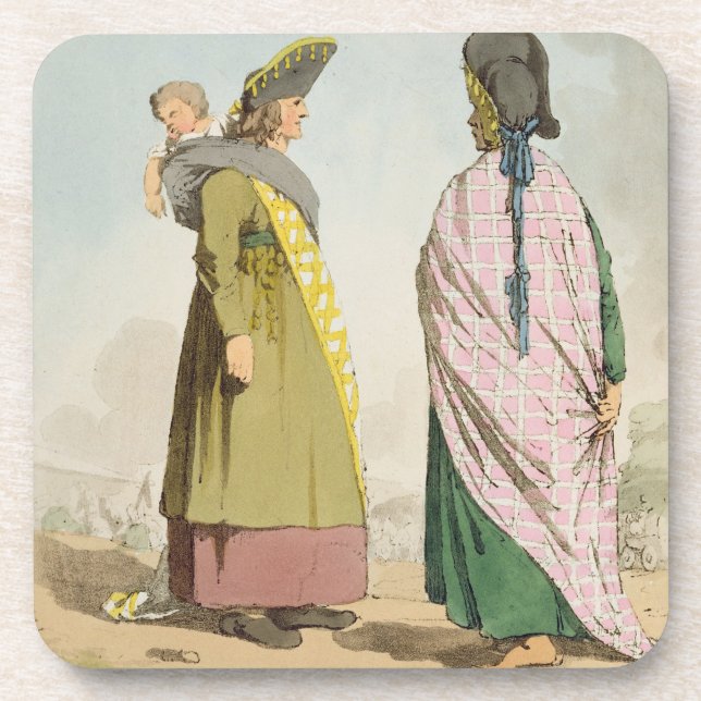 Gipsies, plate 25 from Volume I of 'The Manners, C Coaster (Front)