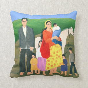 Gipsy Family 1986 Cushion