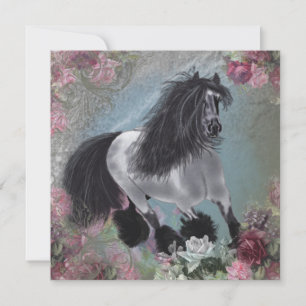 GipsyVanner1 - Greeting Card