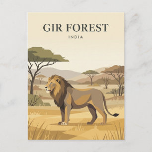 Gir Forest India Postcard