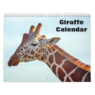 Giraffe 2026 calendar