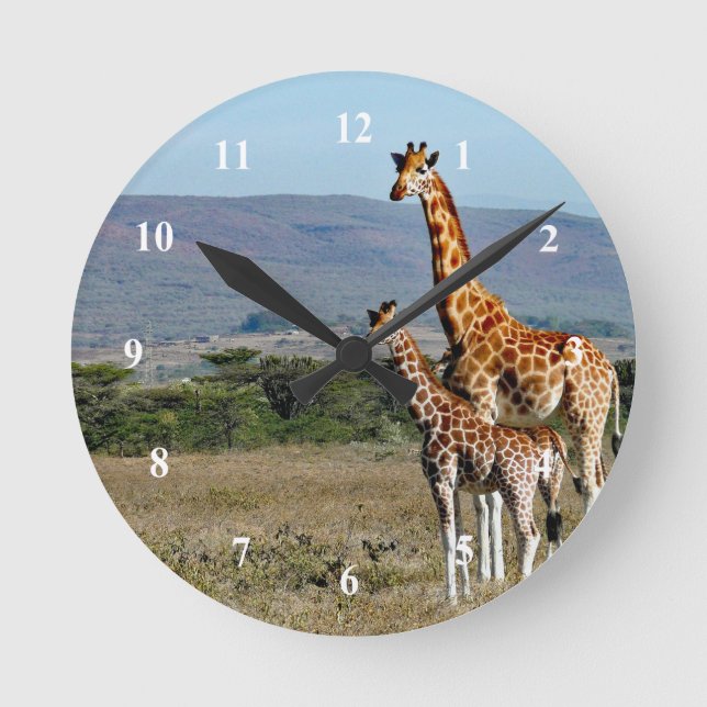 Giraffe 9 Clock (Front)