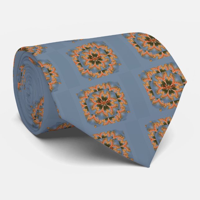 Giraffe Abstract Art Print Tie (Rolled)