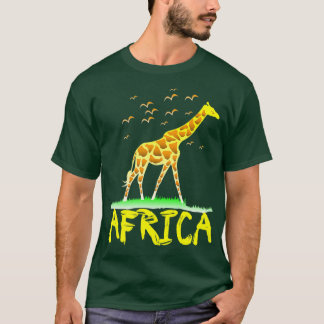 Giraffe Africa Africa Safari clothing designs for  T-Shirt