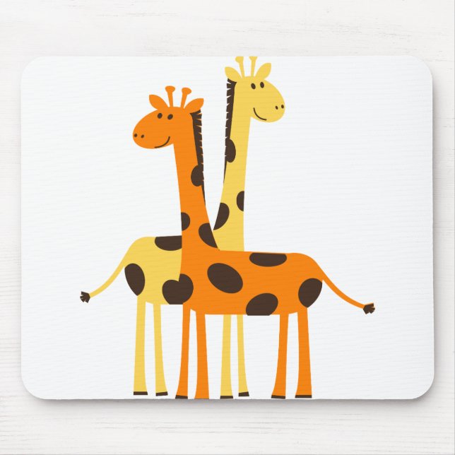 Giraffe Africa Safari Mouse Pad (Front)