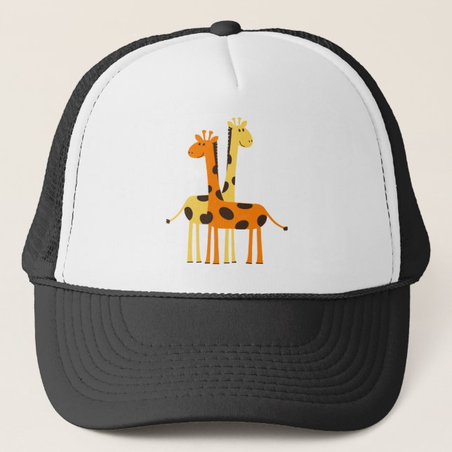 Giraffe Africa Safari Trucker Hat (Front)